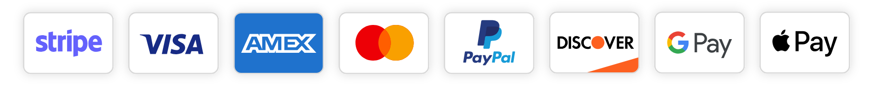 Accepted Payment Methods